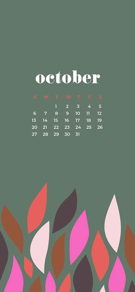 ctober 2019 desktop wallpapers for phone modern leaves