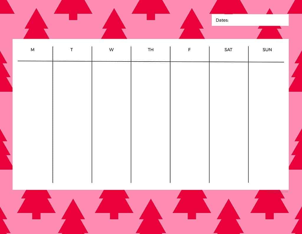 FREEBIES // WINTER WEEKLY PLANNER PRINTABLES, Oh So Lovely Blog