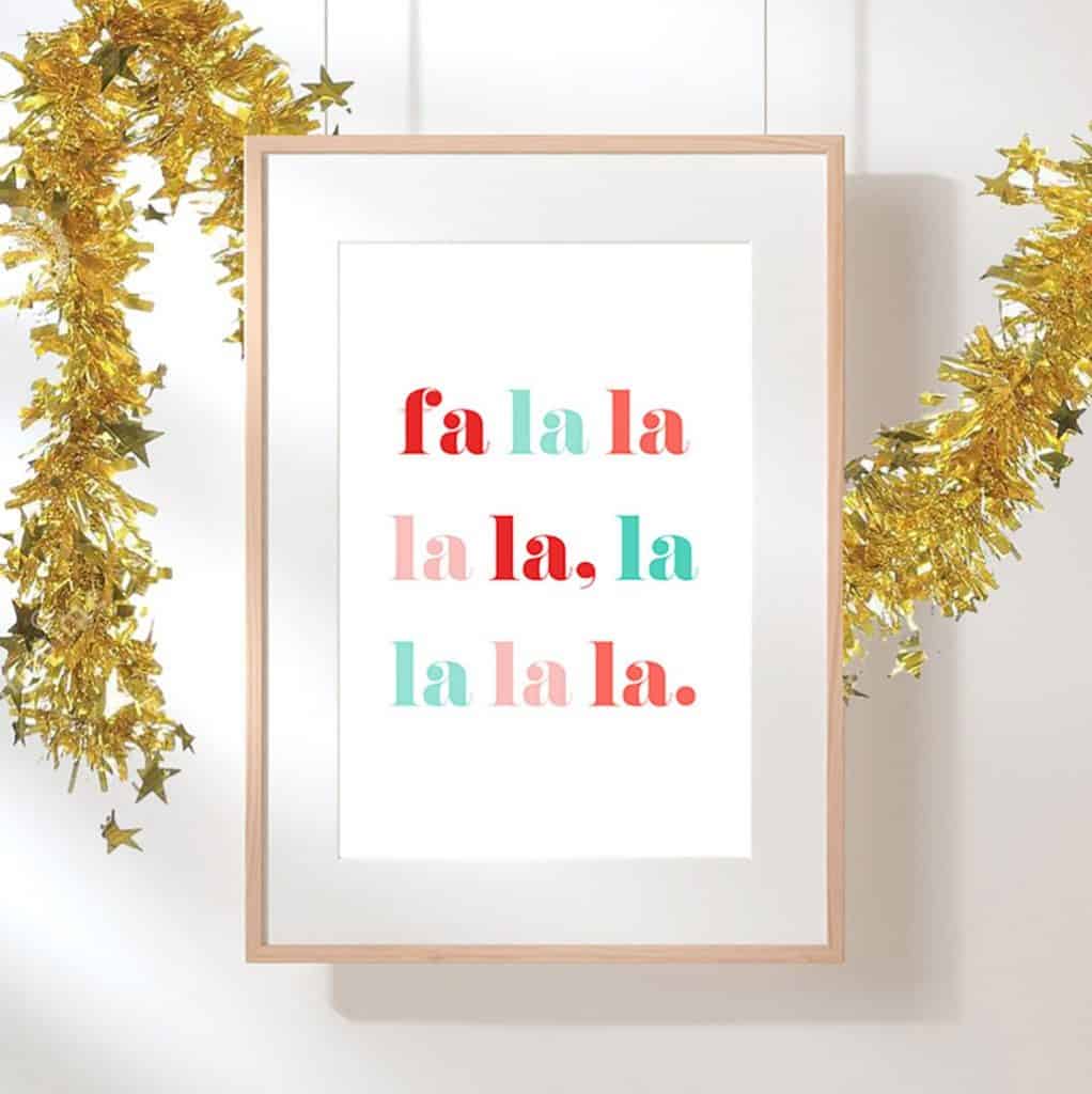 FREE holiday art printables