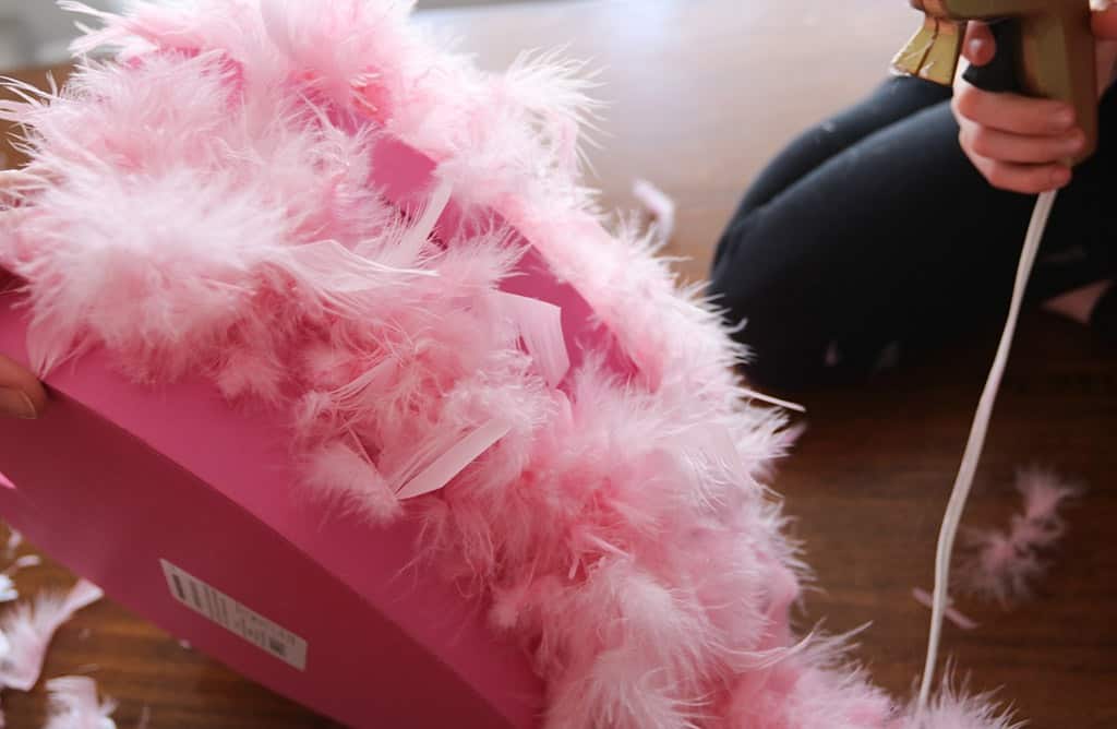 DIY  //  FLAMINGO VALENTINE&#8217;S DAY BOX, Oh So Lovely Blog