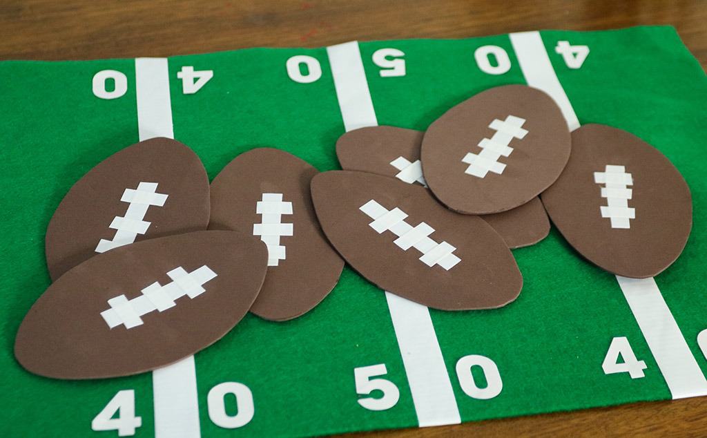 HOW TO MAKE EASY DIY SUPER BOWL PARTY DECOR, Oh So Lovely Blog