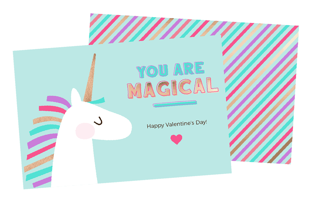 5 Cute and free Valentine's Day printables! Unicorns, robots, and many more designs to choose from. So fun!