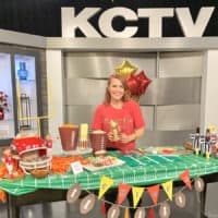 Audrey Kuether Super Bowl TV segment