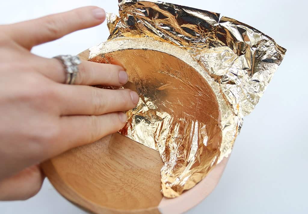 HOW TO MAKE DIY GOLD LEAF JEWELRY DISHES, Oh So Lovely Blog