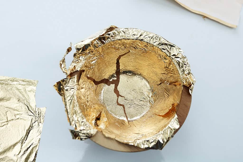 HOW TO MAKE DIY GOLD LEAF JEWELRY DISHES, Oh So Lovely Blog