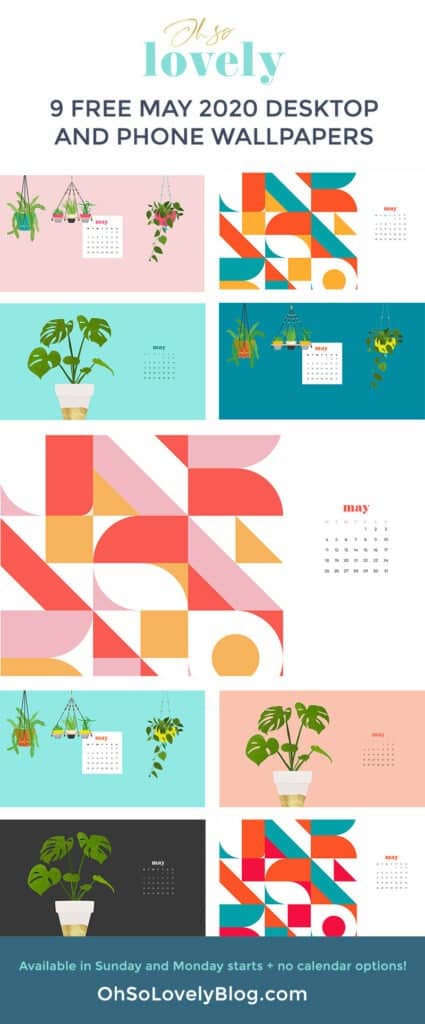 9 FREE MAY DESKTOP AND SMART PHONE WALLPAPERS, Oh So Lovely Blog