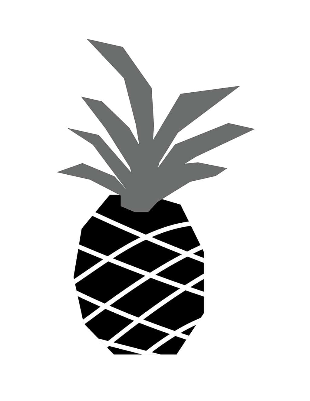 4 free pineapple printables — perfect for pineapple lovers!