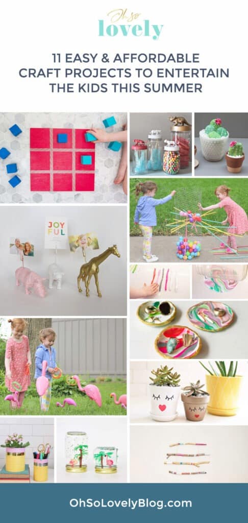 11 KIDS CRAFT PROJECTS TO HELP ENTERTAIN THIS SUMMER, Oh So Lovely Blog