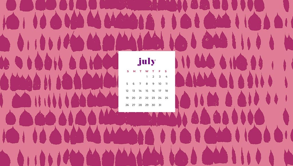 Free July wallpapers pink