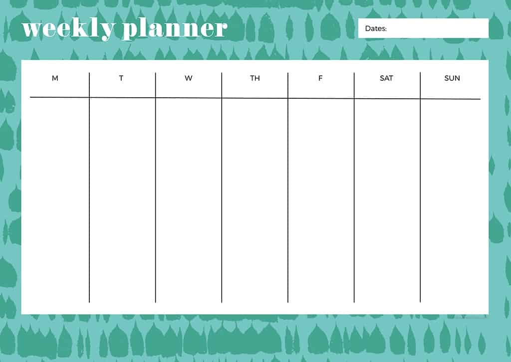 Free weekly planner printables — 23 designs to choose from!