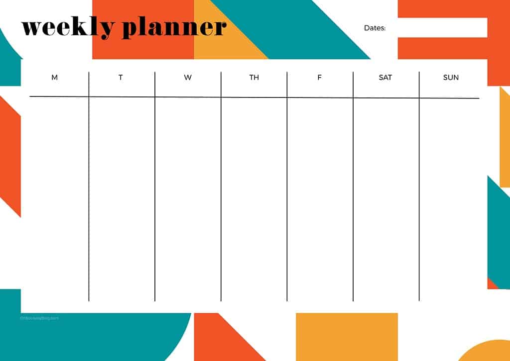 Free weekly planner printables — 23 designs to choose from!