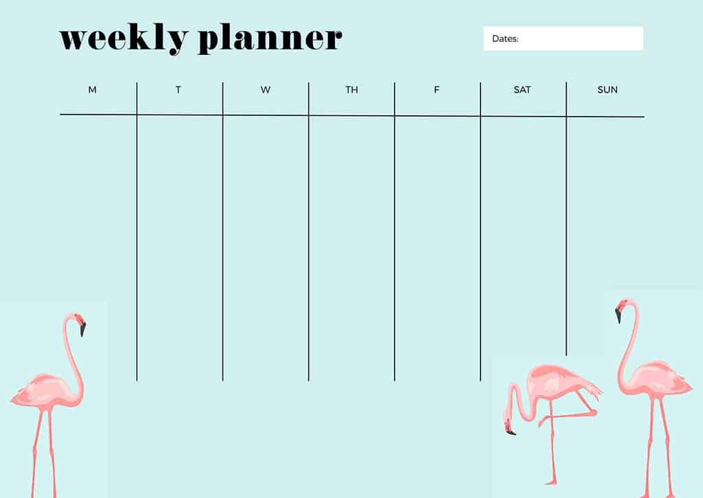 Free weekly planner printables — 23 designs to choose from!