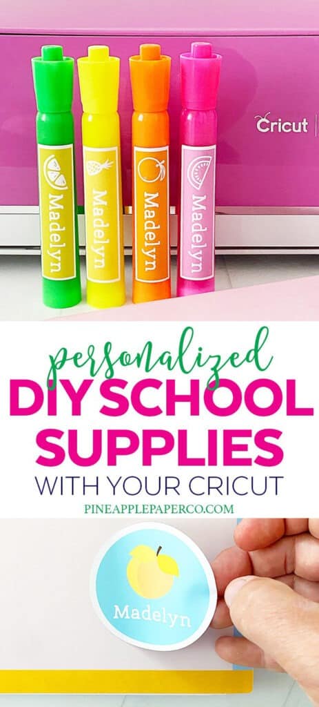 20 fun and easy ideas to personalize your back to school gear with Cricut 