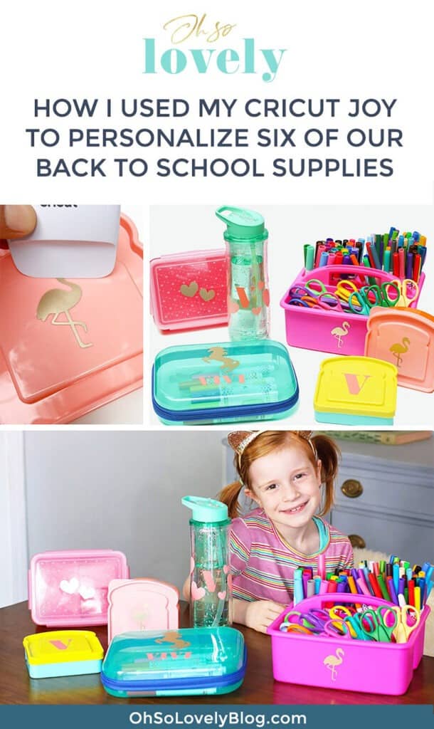 Personalize your back to school gear with Cricut — 20 fun and easy ideas!