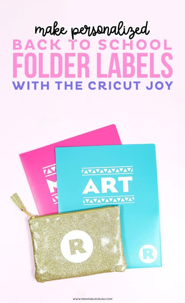 20 fun and easy ideas to personalize your back to school gear with Cricut 