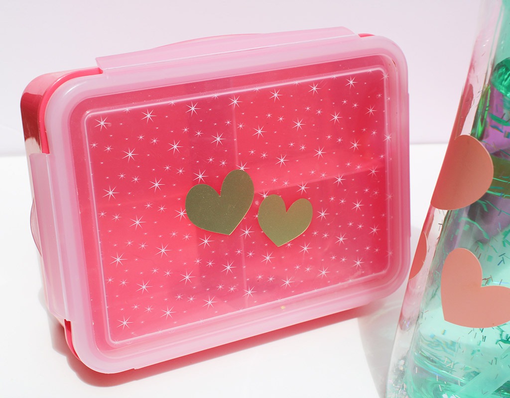 Heart vinyl cricut coral hearts back to school