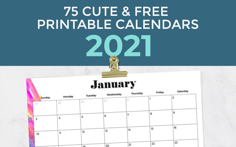 Oh So Lovely FREE 2017 printable calendars - 20+ design ...