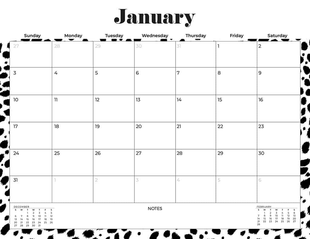 free 2021 calendars cheetah