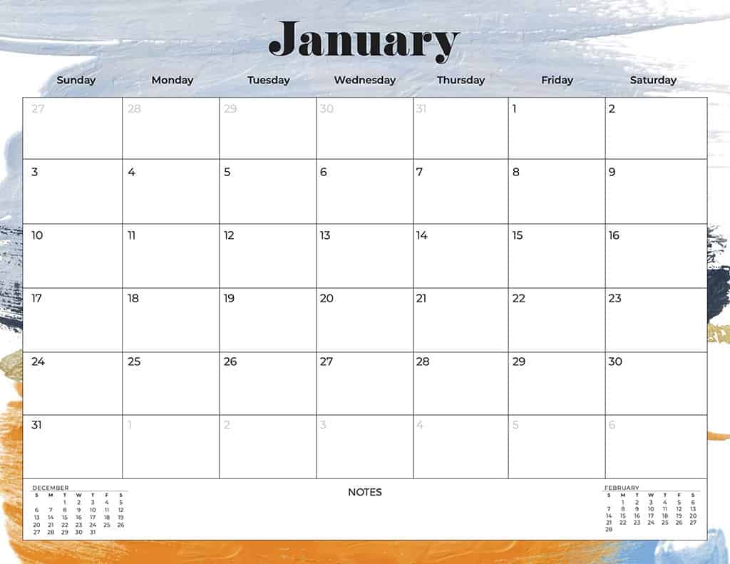 75 free 2021 printable calendars