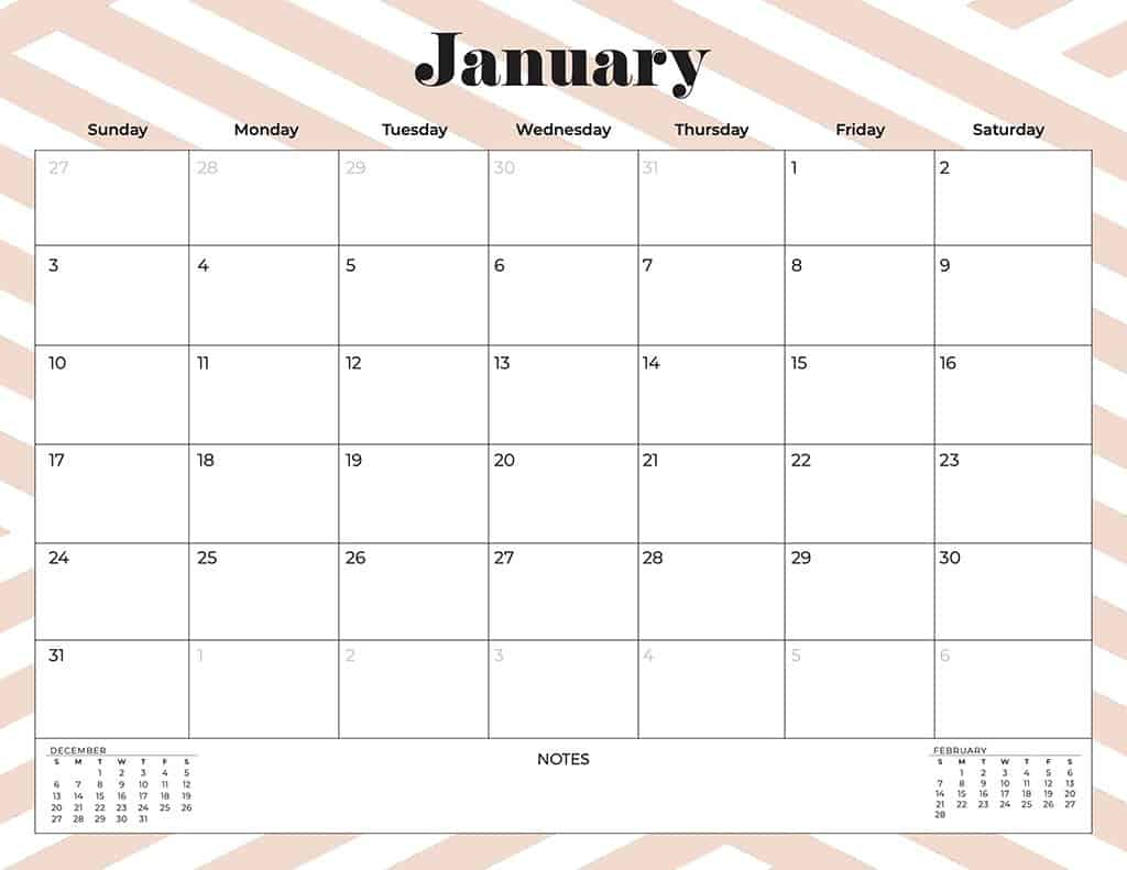 free 2021 printable calendars linear neutral