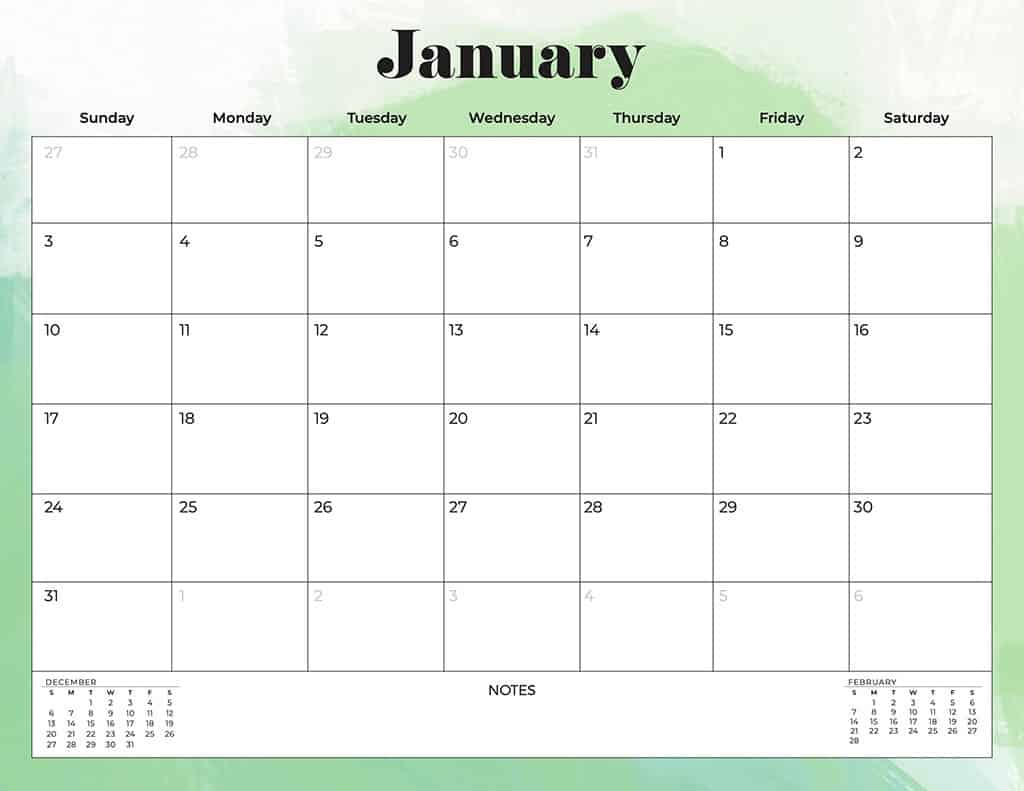 free 2021 printable calendars abstract and colorful