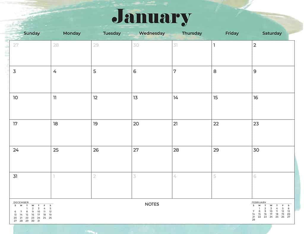 free 2021 printable calendars abstract and colorful