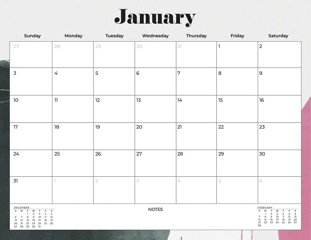 free 2021 calendars abstract modern