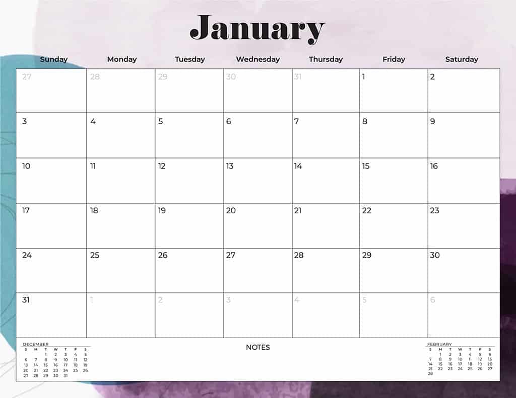 free 2021 calendars abstract