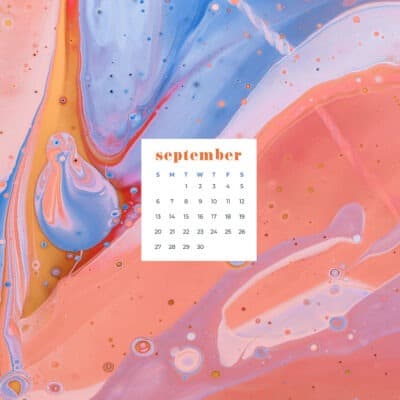 Free September 2020 desktop calendar wallpapers — 16 designs to choose from in both Sunday and Monday starts + no calendar options.