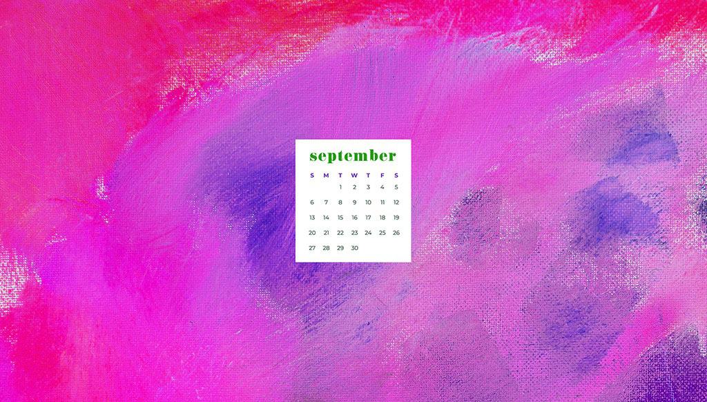 Free September 2020 desktop calendar wallpapers — 16 designs options!