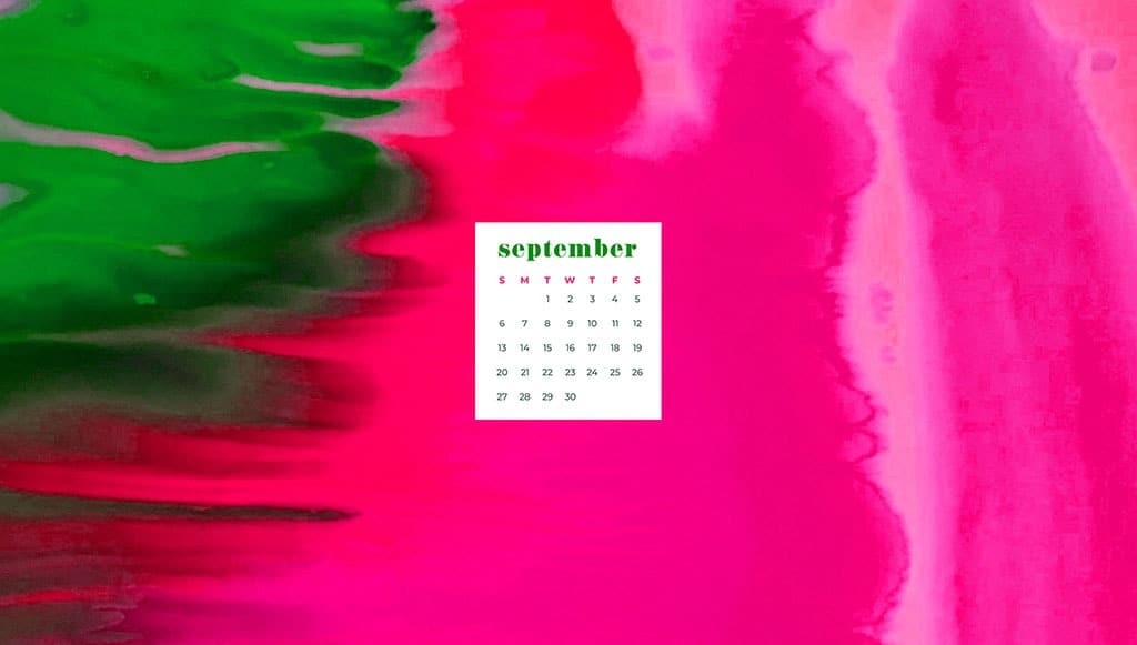 Free September 2020 desktop calendar wallpapers — 16 designs options!