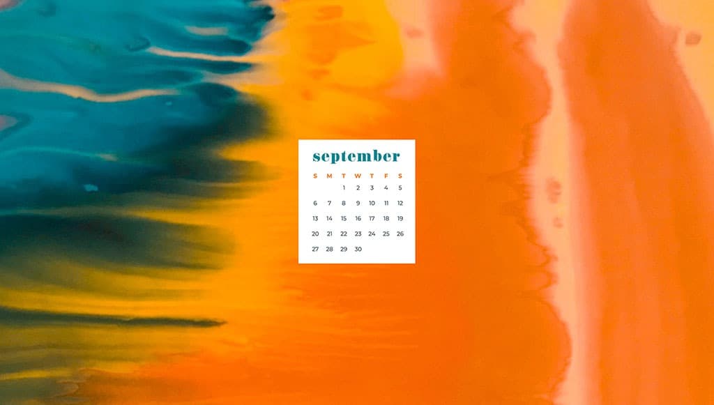 Free September 2020 desktop calendar wallpapers — 16 designs options!