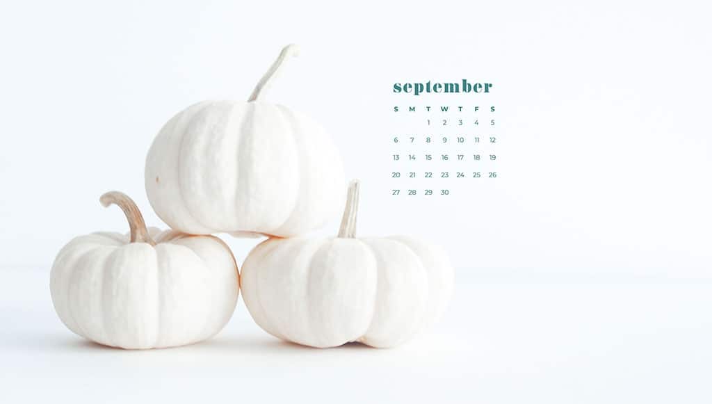 Free September 2020 desktop calendar wallpapers — 16 designs options!