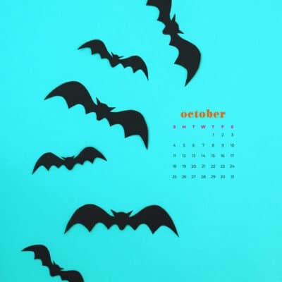 Free October 2020 desktop calendar wallpapers — 22 designs to choose from in both Sunday and Monday starts + no calendar options.