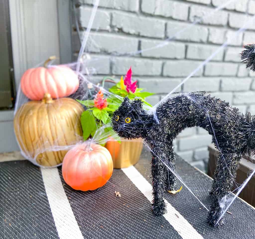 A fun & unique outdoor Halloween decoration tour – at both day and nighttime! Full of affordable festivity & spookiness!