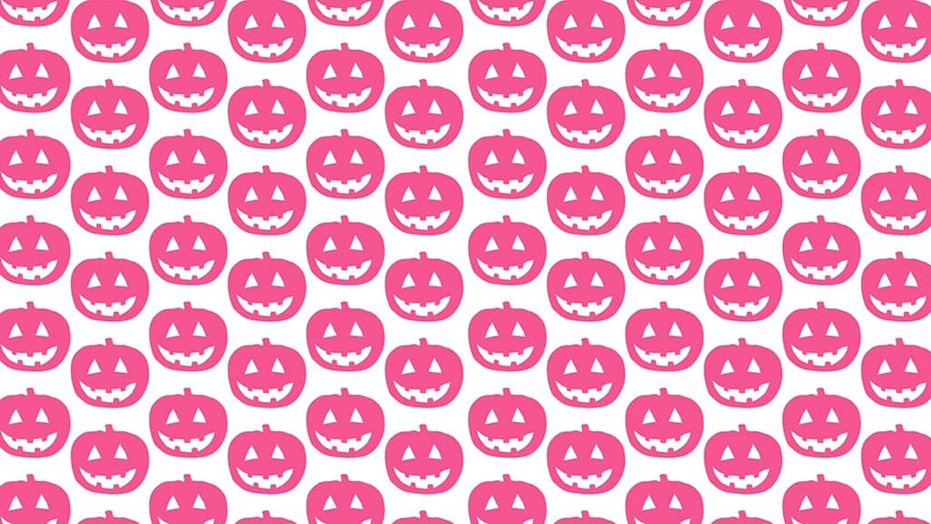 Pumpkin emotions seamless pattern on a pink background aphids wallpaper  trellises halloween pumpkins scary faces 11152968 Vector Art at Vecteezy