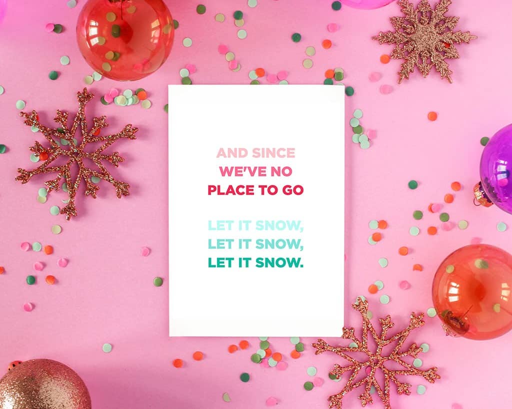 40 festive and free holiday art printables in various colors to help you deck your halls this holiday season! 