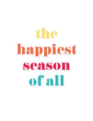 FREE holiday art printables – 40 options – deck your halls this season!