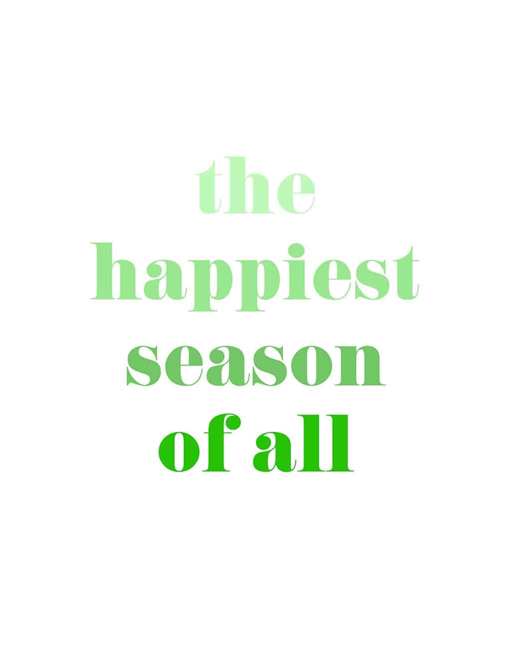 FREE holiday art printables – 40 options – deck your halls this season!