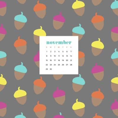 Free November 2020 desktop calendar wallpapers — 27 designs to choose from in both Sunday and Monday starts + no calendar options.