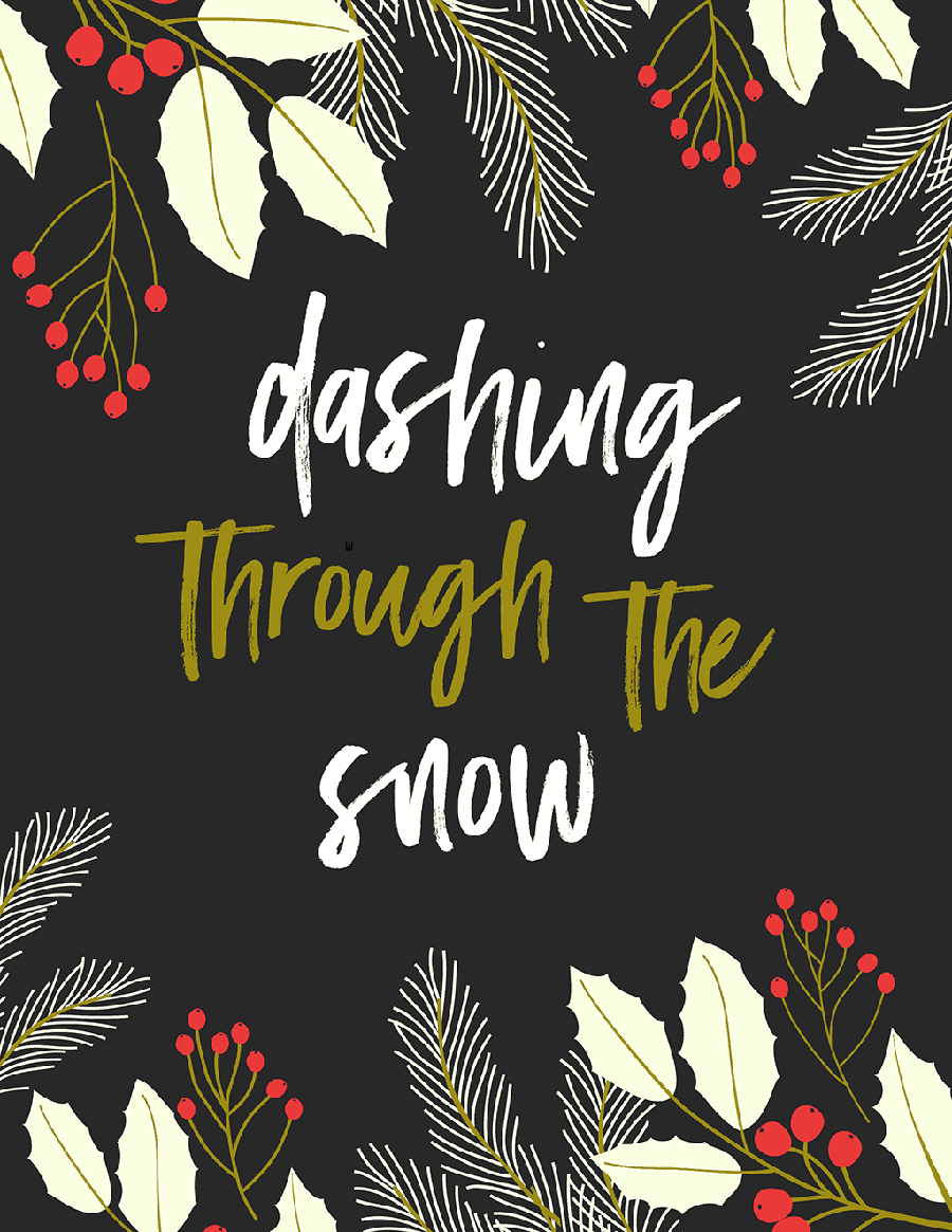 Free Christmas carol printables to help you deck your halls - 13 options!