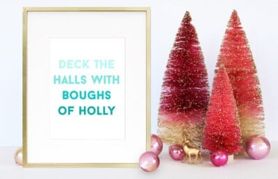 FREE merry holiday art printables - 8 cute and colorful designs!