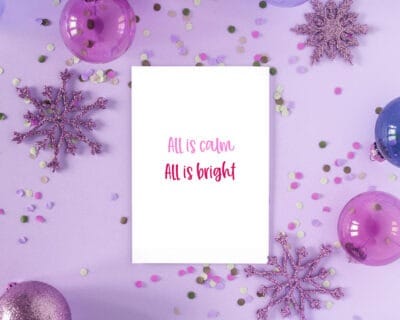 FREE holiday art printables – 40 options – deck your halls this season!