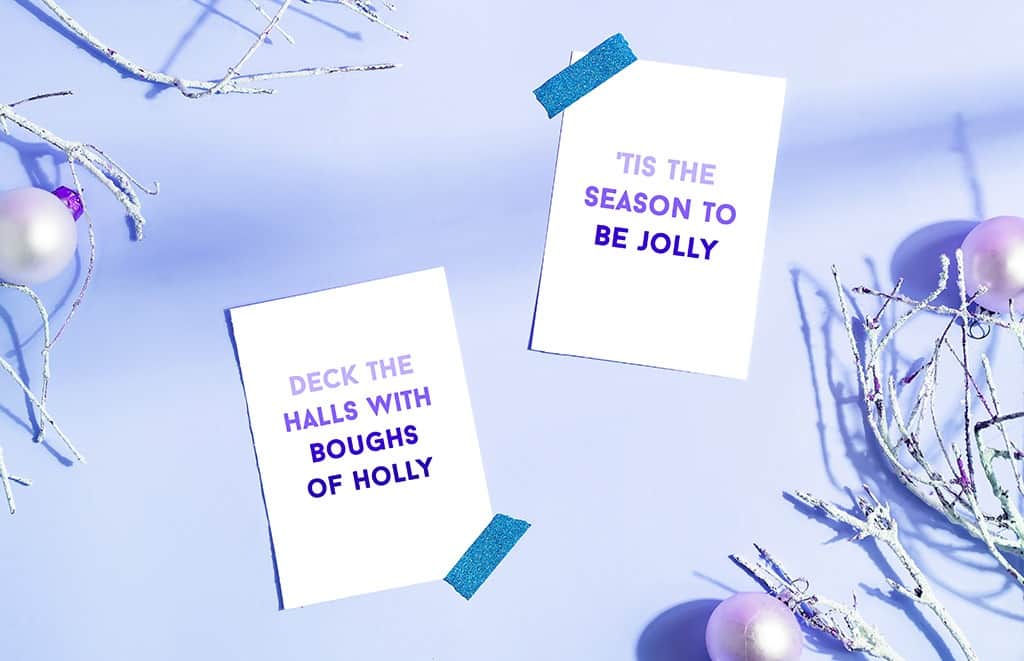 Free Christmas carol printables to help you deck your halls this holiday season – 13 cute and colorful options!