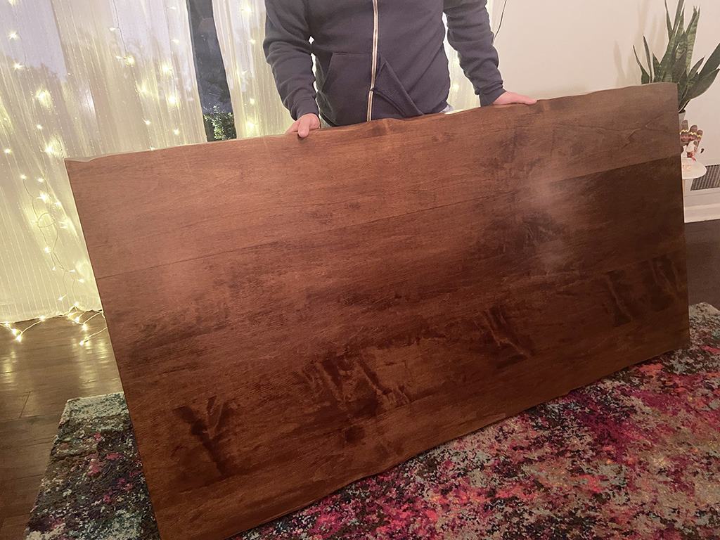 I'm so excited to share our new live edge  custom dining table made by J THOMAS HOME and take you through the ordering and selection process!