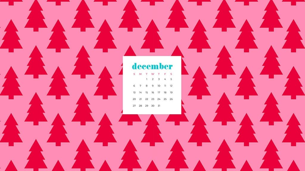 Free December 2020 calendar wallpapers - 41 designs to choose from in Sunday and Monday starts plus no calendar options. Deck your tech!