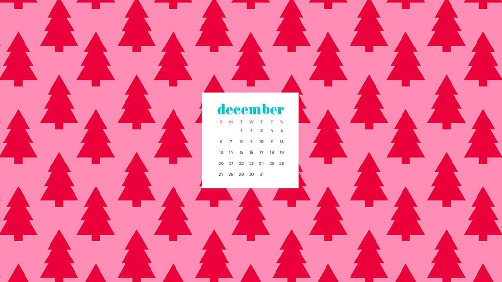 Free December 2020 calendar wallpapers - 41 designs to choose from in Sunday and Monday starts plus no calendar options. Deck your tech!