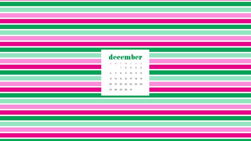 Free December 2020 calendar wallpapers - 41 designs to choose from in Sunday and Monday starts plus no calendar options. Deck your tech!