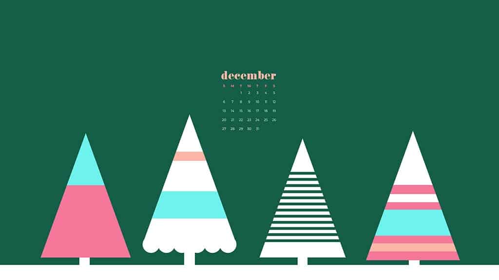 Free December 2020 calendar wallpapers - 41 designs to choose from in Sunday and Monday starts plus no calendar options. Deck your tech!