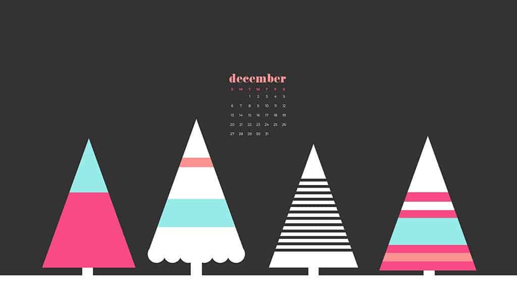 Free December 2020 calendar wallpapers - 41 designs to choose from in Sunday and Monday starts plus no calendar options. Deck your tech!